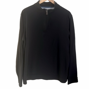 Fairlane 1/4 Zip Long Sleeve Men’s Dark Blue Size XL